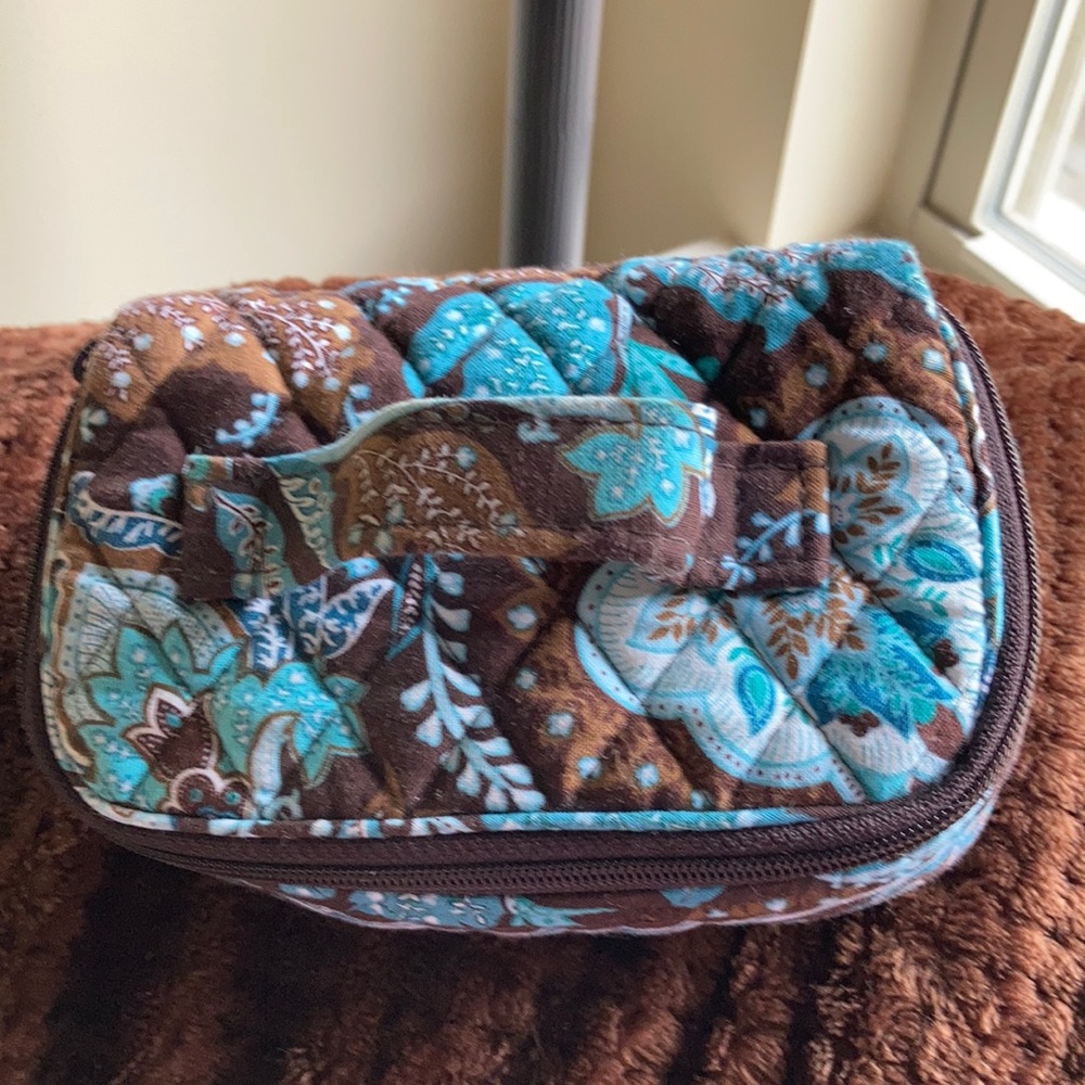 Vera Bradley Jewelry Holder - Blue and Brown